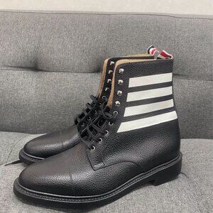 Thom Browne | Shoes | Thom Browne High Top Brogue Brown  display picture 1